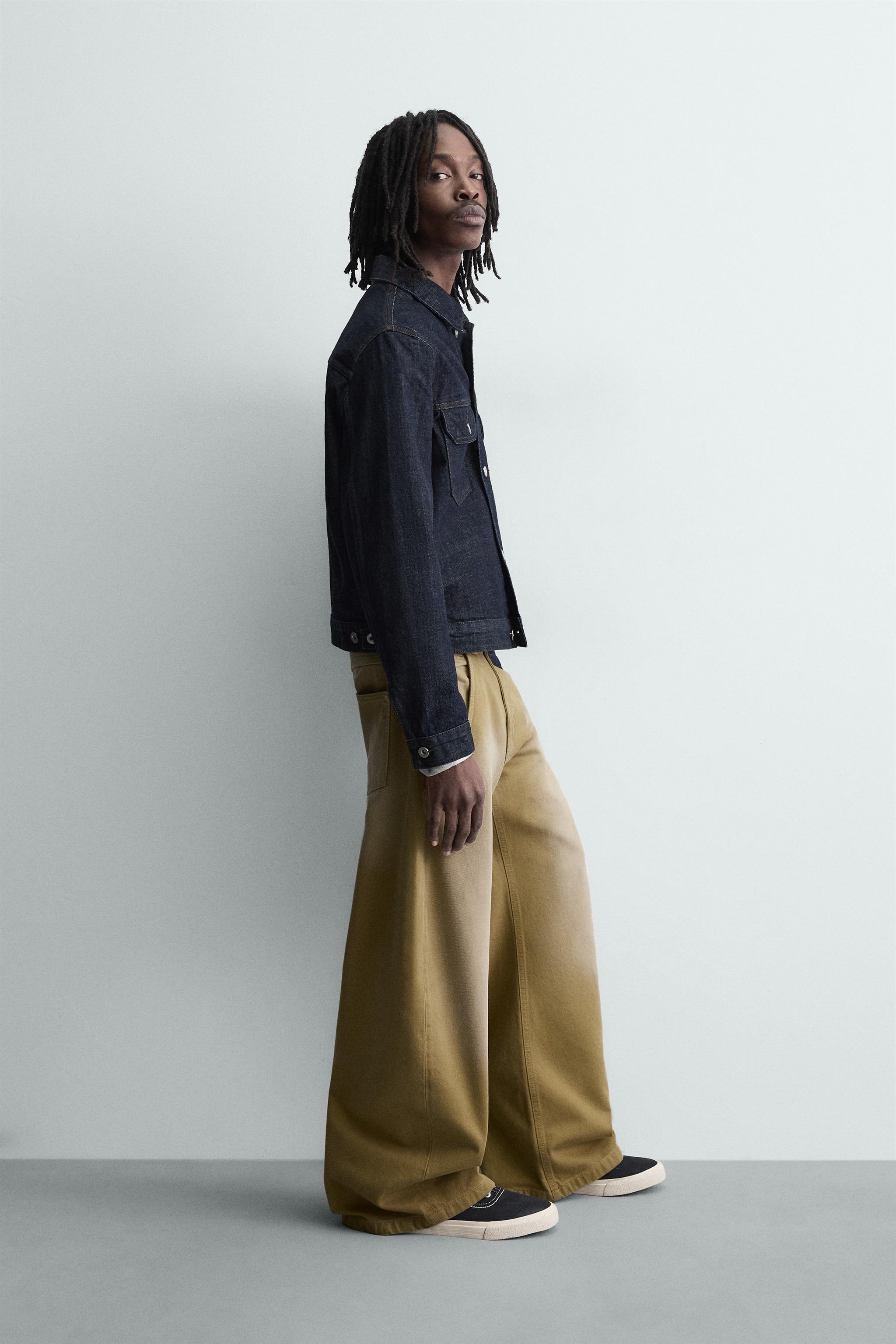 WASHED BALLOON FIT JEANS